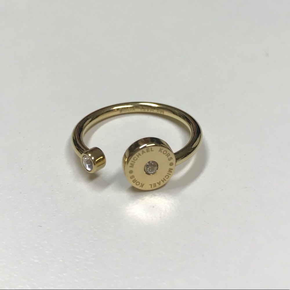 Gold Michael Kors ring size 7 authentic